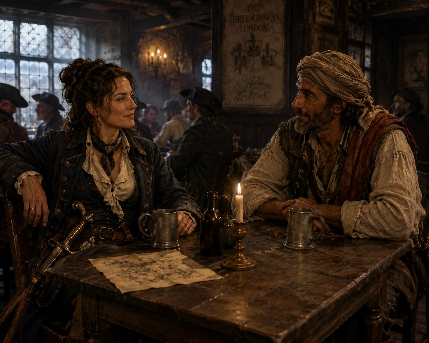 The Three Crowns Tavern, London, 1700